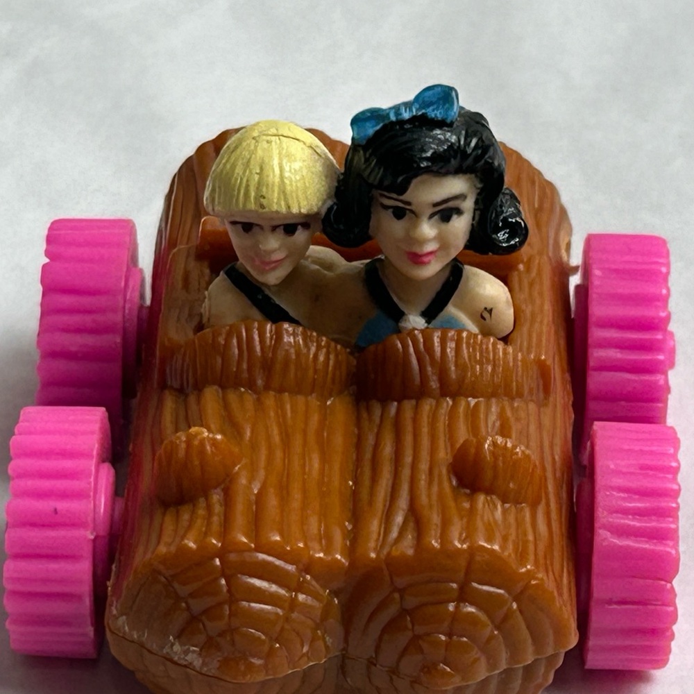McDonald's Flintstones Log Toy Car